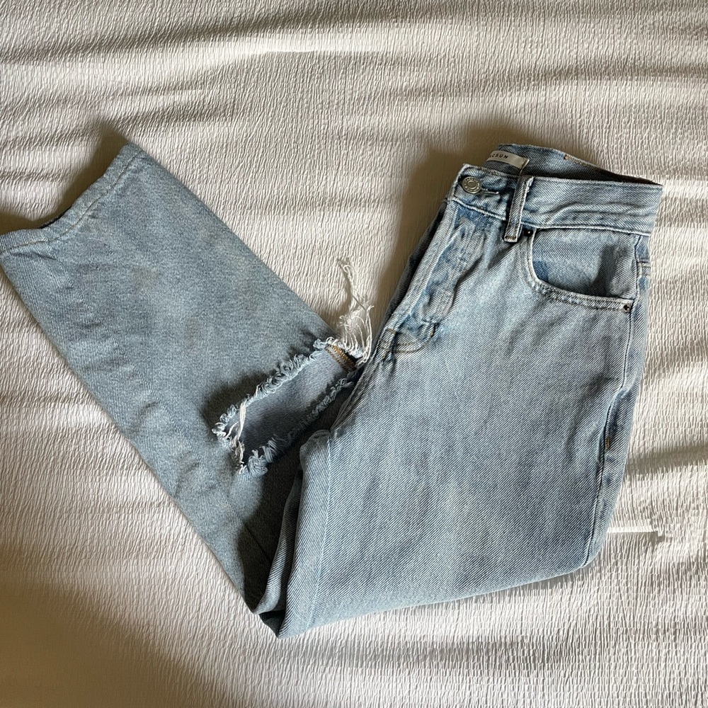 pacsun mom ripped jeans